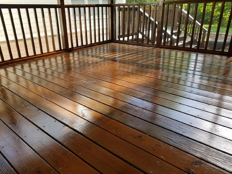 Deck Staining Raleigh NC